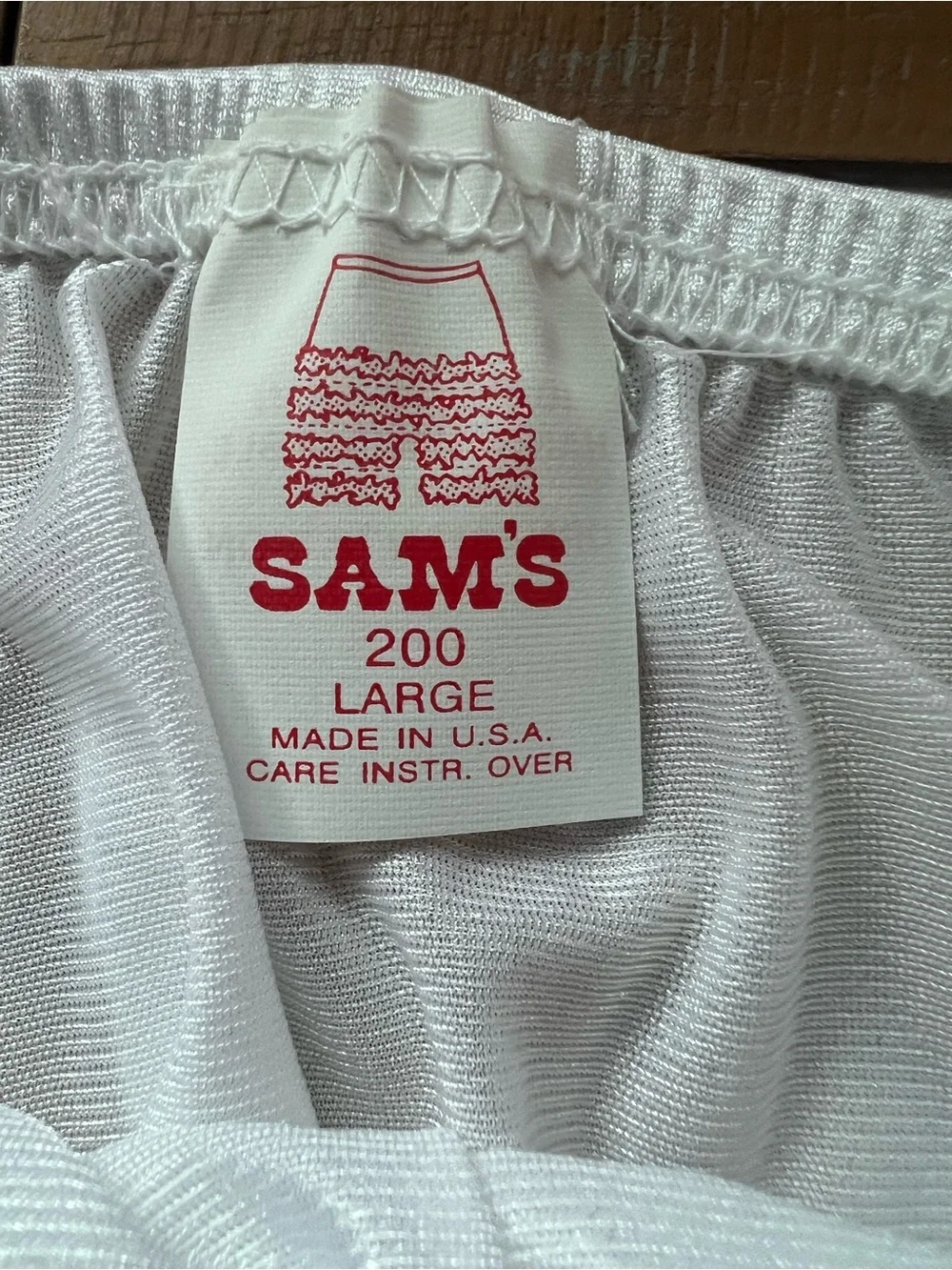 Vintage Sam’s Lace Ruffle Bloomers  White NWOT Sz Large Coquette Pettipamts